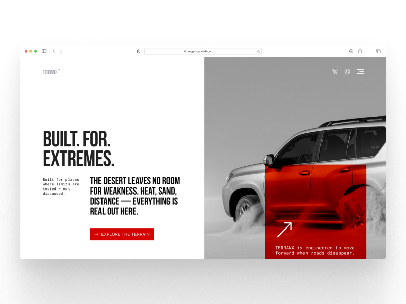 Automotive Hero Sections – Minimal Design – Free Figma File
