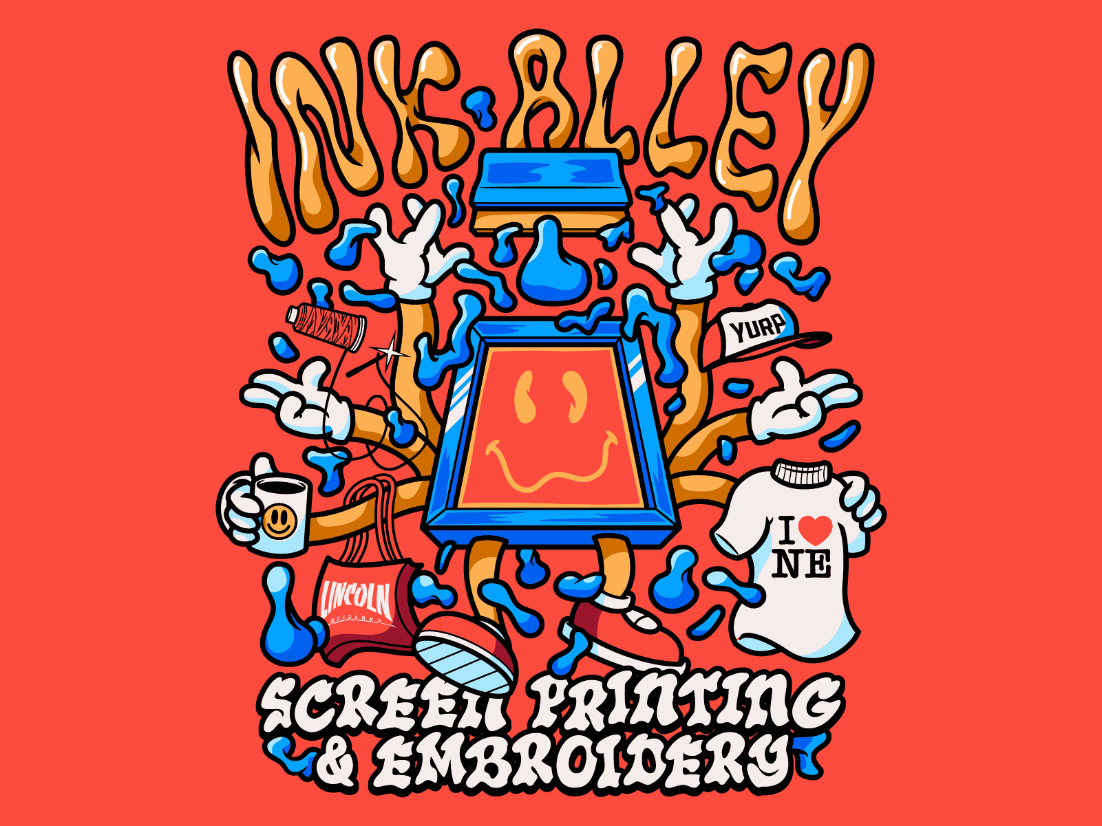 Example of Ink Alley Helping Hands
