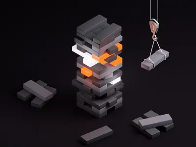 illustrations for Agentify 3d art blender creative drawing graphic design illustration isometric