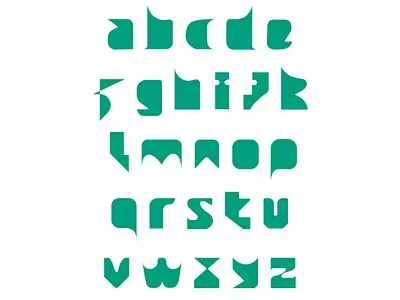 "Emerald Grid" | Bold Alphabet Typography System 3d render adobe illustrator art concept art design design inspiration illustration logo typography