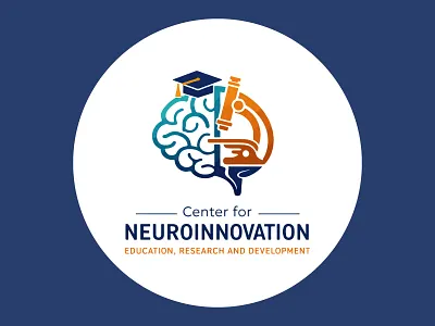 Center for Neuroinnovation Logo Design brand identity branding concept art creative design design graphic design illustration logo minimal logo modern logo vector