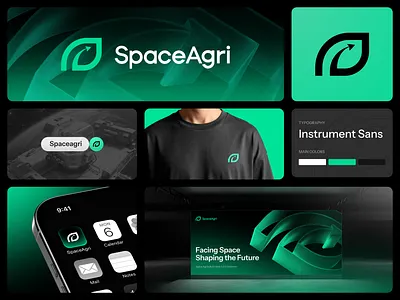 Spaceagri Logo & Branding Design branding graphic design logo ui
