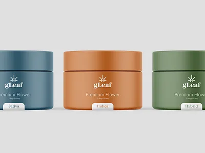 gLeaf rebrand and packaging design brand book brand guidelines branding cannabis cannabis packaging clean packaging graphic design logo logo design medical packaging minimal packaging packaging