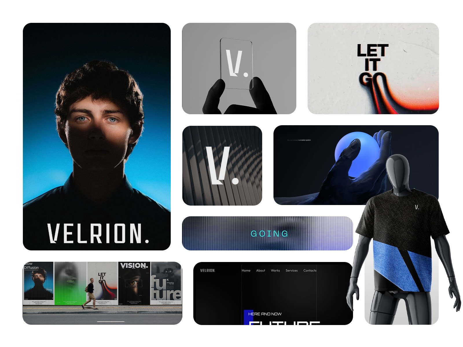 Velrion — Enterprise Technology Brand Identity brand branding design graphic design identity logo logo design professional visual visual identity