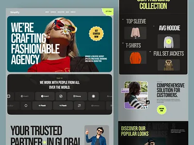 Fashion Store Website clothes design e commerce ecommerce ecommerce design fashion shopping store web design