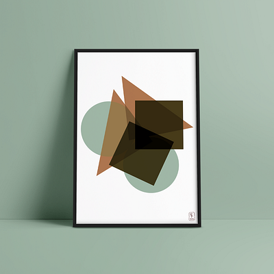 Geometric abstract abstract concept design digital painting drawing geometric illustration