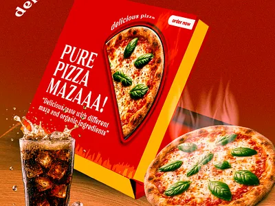 pizza packaging branding graphic design packaging