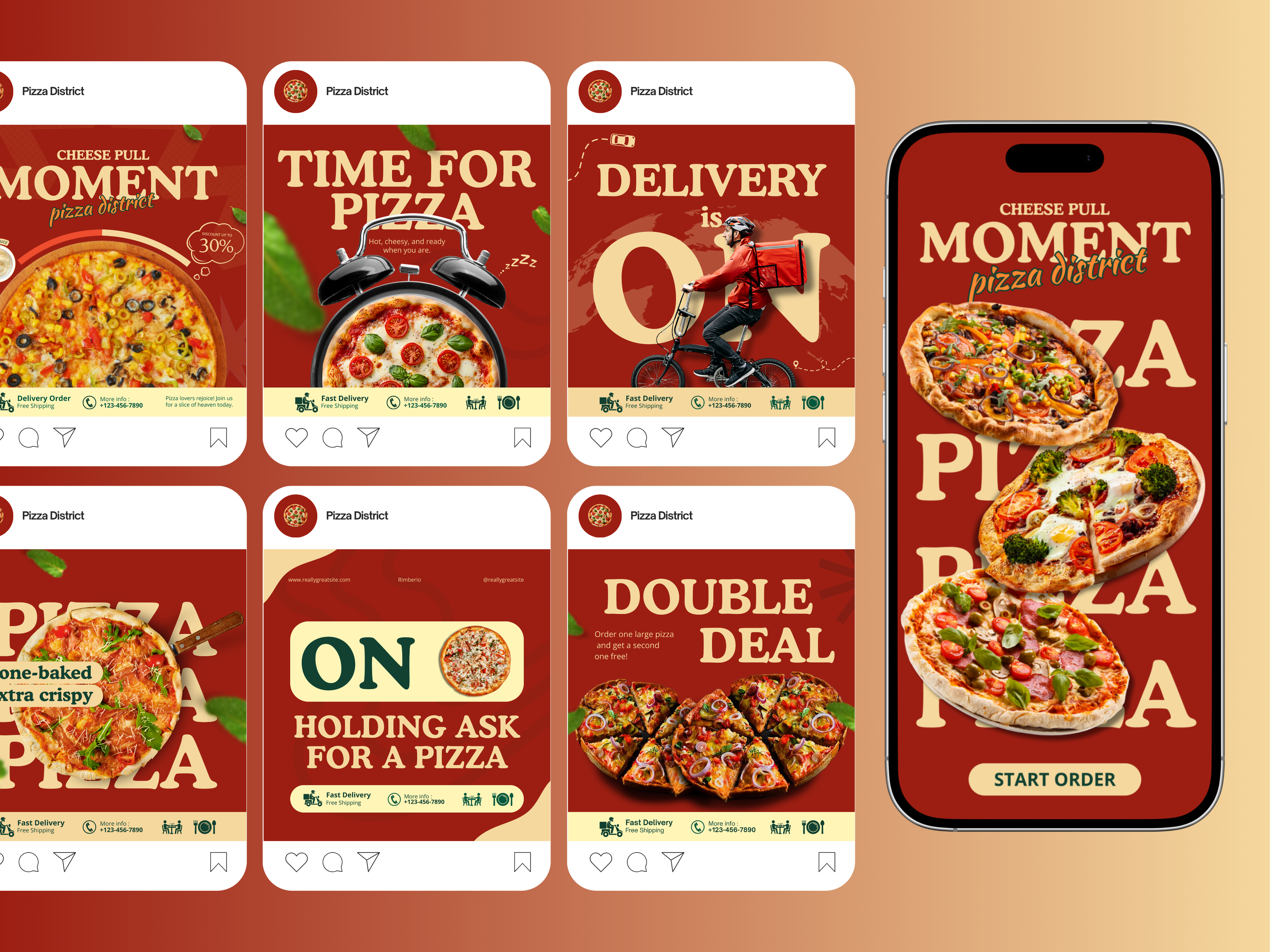 Example of Instagram Template System For Businesses