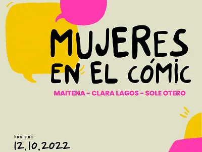 FLYER SECUNDARIO MUJERES EN EL COMIC - CENTRO CULTURAL KICHNER