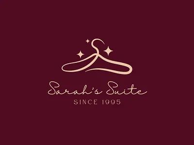 Sarah's Suite – Logo Design for Fashion Boutique Branding adobe illustrator boutique branding boutique identity brand identity branding clothing brand clothing store logo elegant branding elegant logo fashion boutique fashion boutique logo fashion design fashion logo logo design luxury logo design premium branding retail branding script typography timeless logo vintage branding