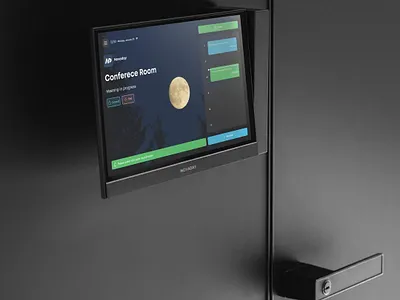 Remeet IoT Device device graphic design iot iotdevice meetingroom reservation ui