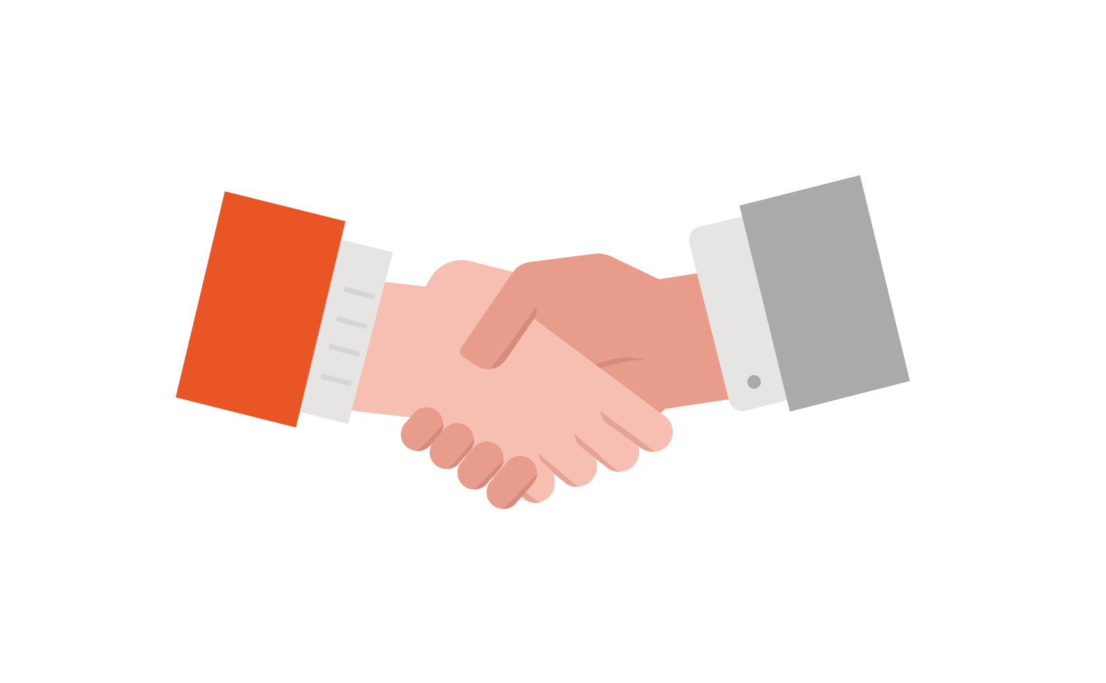 Handshake Lottie animation - Daibau 2d animation animation app design graphic design handshake illustration lottie animation motion graphics ui ux vector