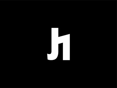 JH h logo j logo jh logo letter logo logomark logotype monogram