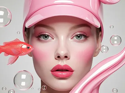 PND Beauty firefly graphic design prompting