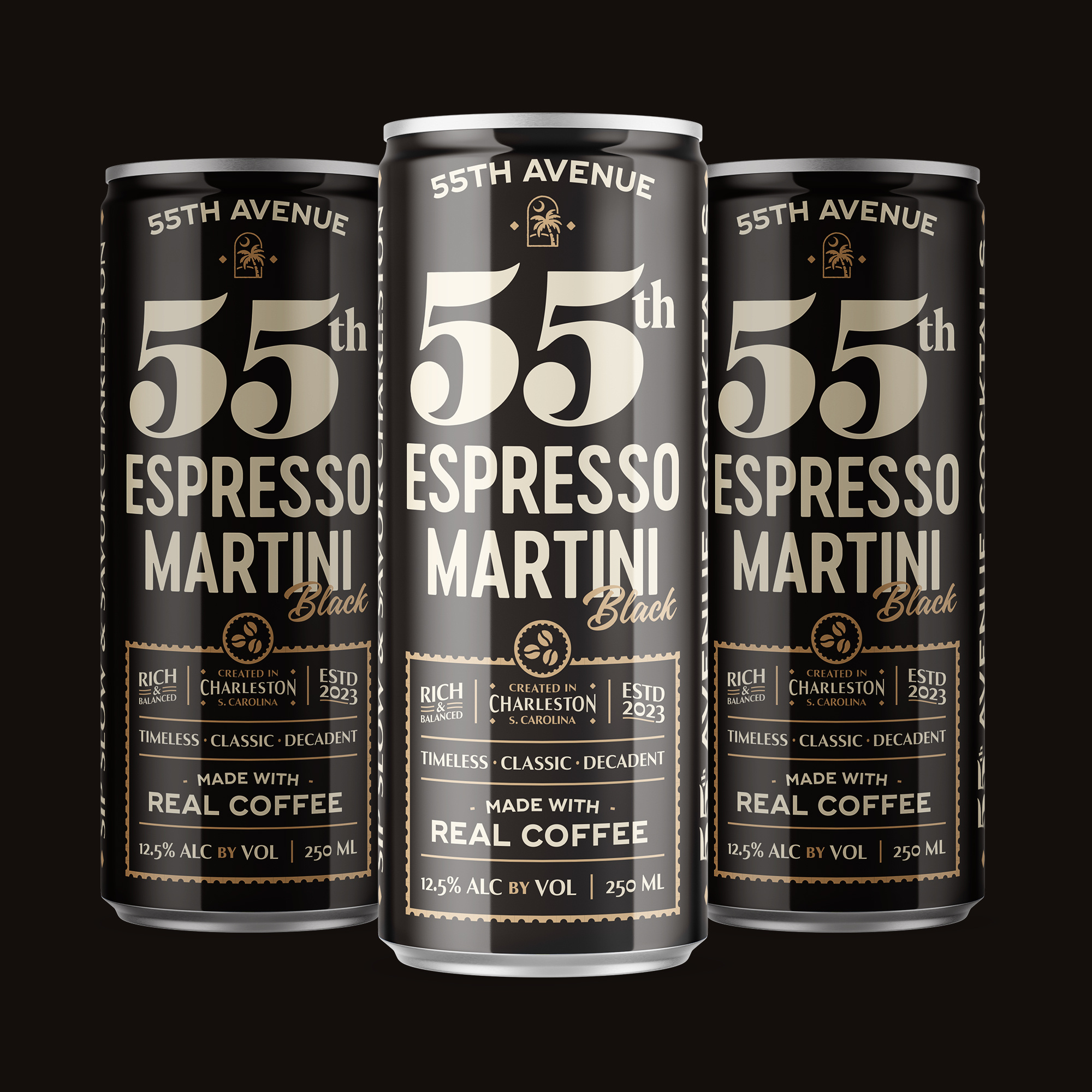 55th Ave Espresso Martini Black by Isaac LeFever on Dribbble