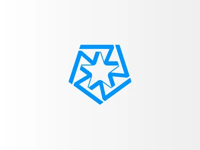 Hexagon Arrow Star Logo Design arrow star brand identity branding brandmark design hexagon star icon logo logo design logo designer logomark star star icon star logo star shield