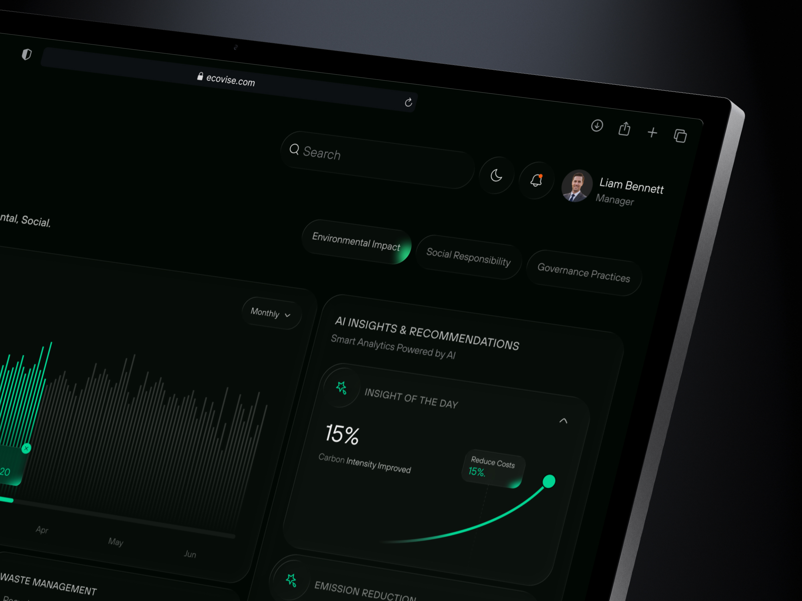 Example of Web App Saa S Dashboard Design 