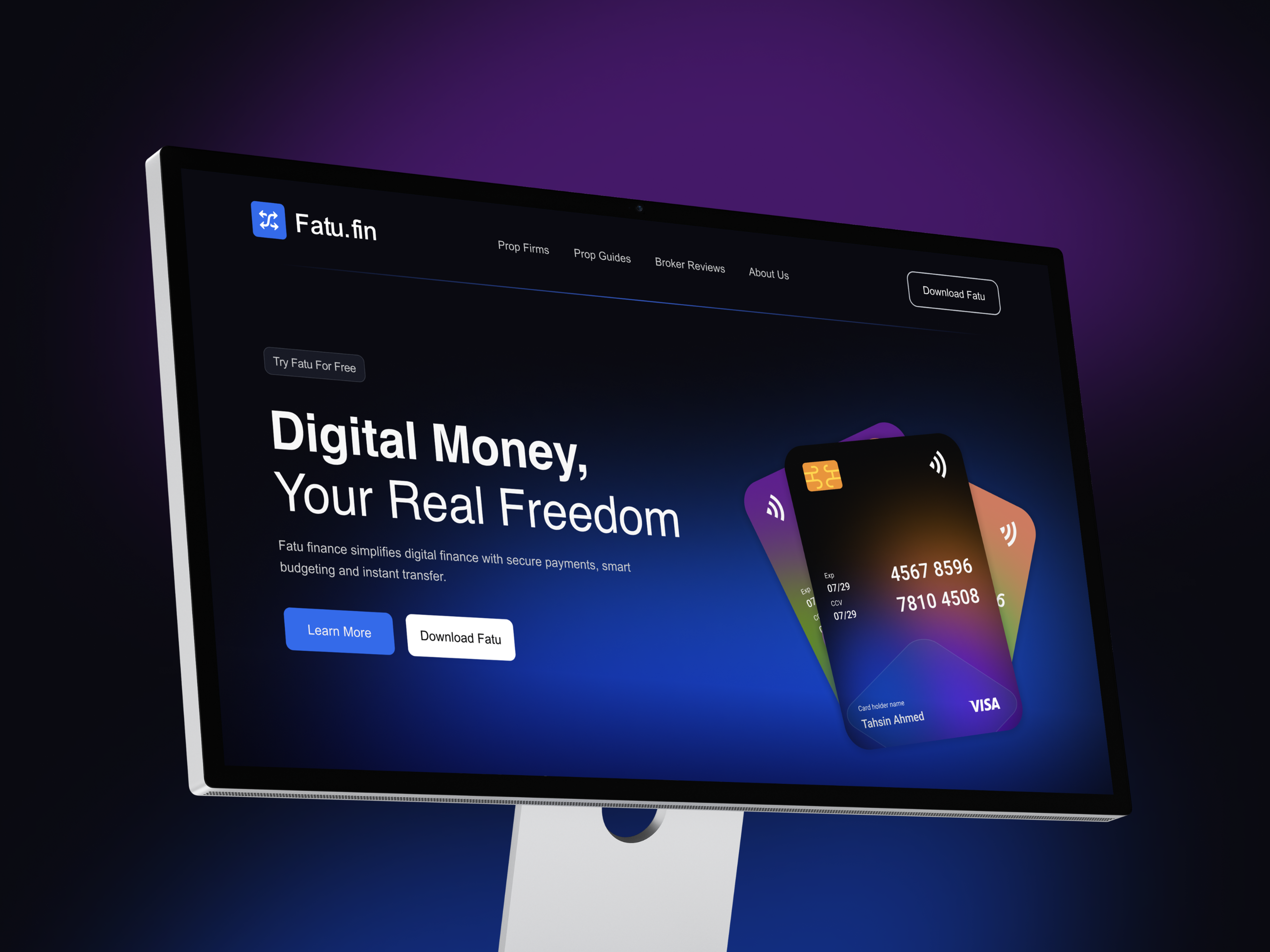 Fintech - Finance Website Design banking figma finance finance app finance website financial fintech investment landing page ui uiux web design website