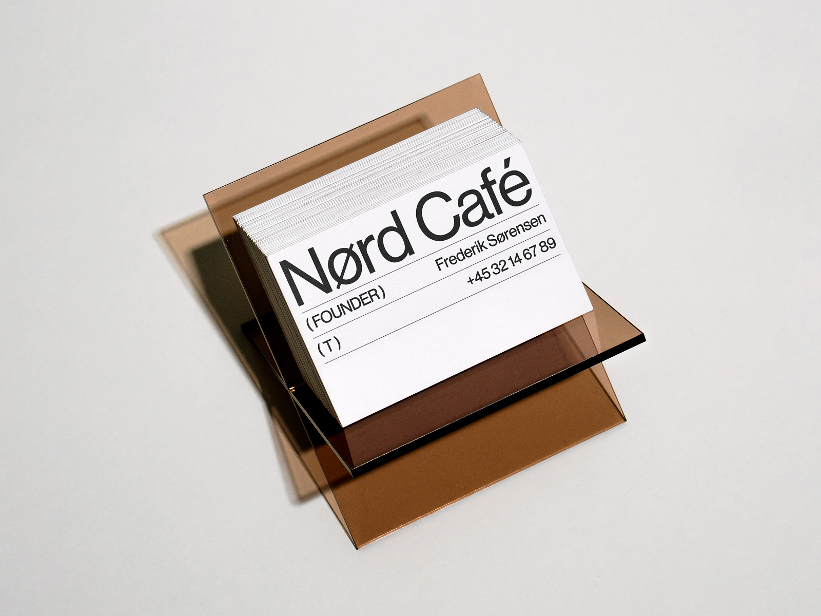 Nørd Café / Logo Design / Brand Identity arifcreatics brand identity brand system branding business card cafe branding cafe logo coffee logo coffee shop logo logo design minimalist design stationery design swiss design visual identity