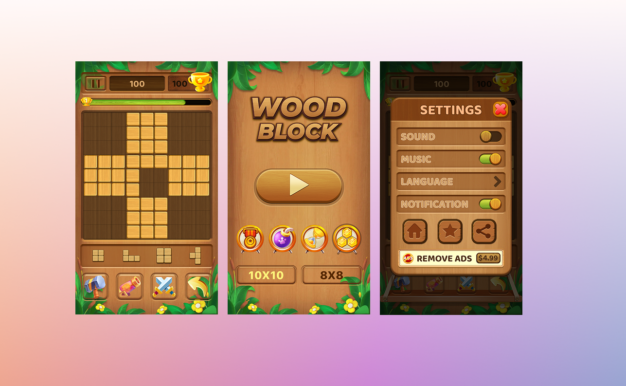 Wood Block Puzzle block puzzle brain games game ios puzzle wood wood block