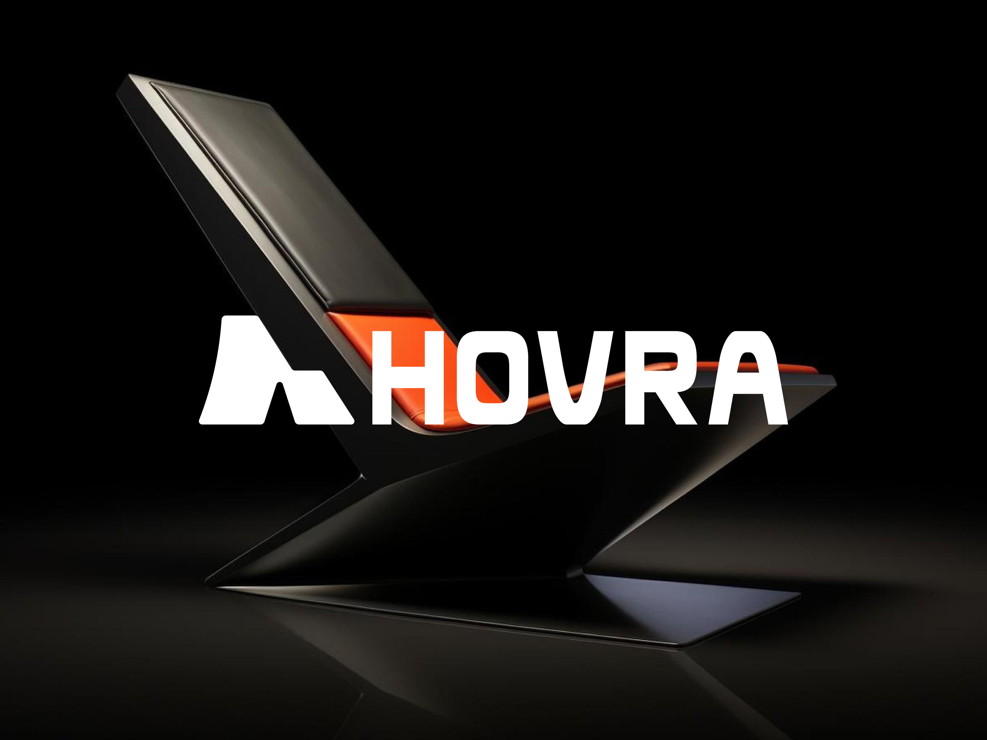 Hovra - furniture brand identity design brand identity design branding design furniture logo futuristic logo h h logo letter h logo design mark wood logo wooden logo