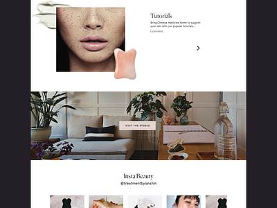 Skincare & Wellness Ecommerce ecommerce figma graphic design landing design shopify design ui ui design