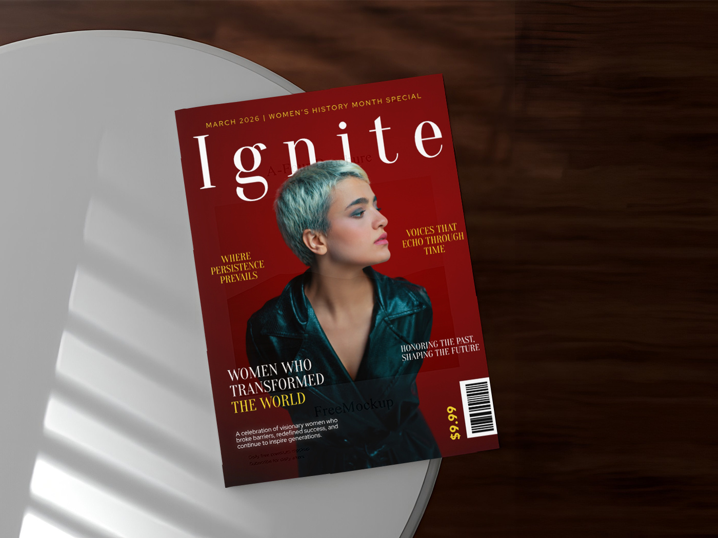 Ignite | Magazine Cover Design 3d adobe photoshop concept cover cover cover design design editorial editorial cover editorial cover design graphic design ignite illustration magazine magazine cover magazine cover design motion graphics ui women womens day