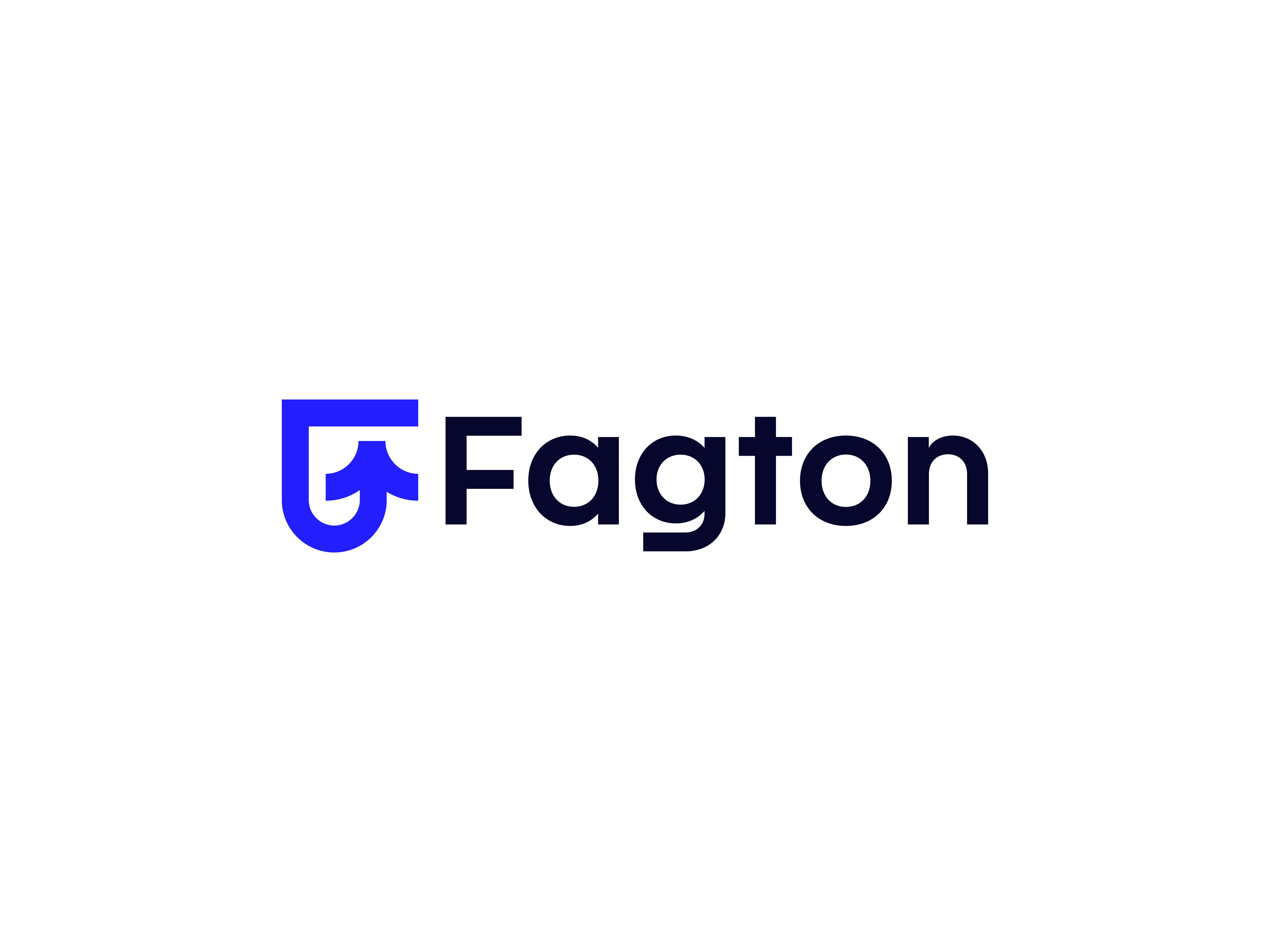 Example of Modern F Letter Logo Design | Geometric SaaS Tech Startup Brand