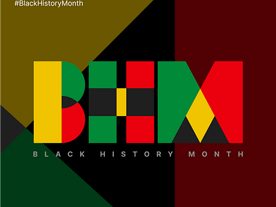 Celebration of Black History Month Supportive Artwork bhm black history month design illustration