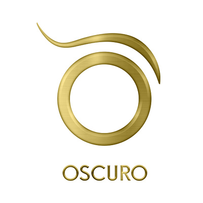 Oscuro Logo 3d branding design graphic design logo vector