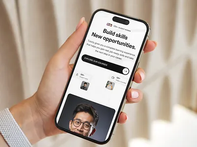 Mobile Responsive UX/UI for E-Learning Platform accessibility adaptive design app design cross platform e learning mobile education app interface design ios design mobile design mobile learning mobile ui mobile ux mobile view responsive design responsive web ui kit user experience ux research visual design webflow responsive