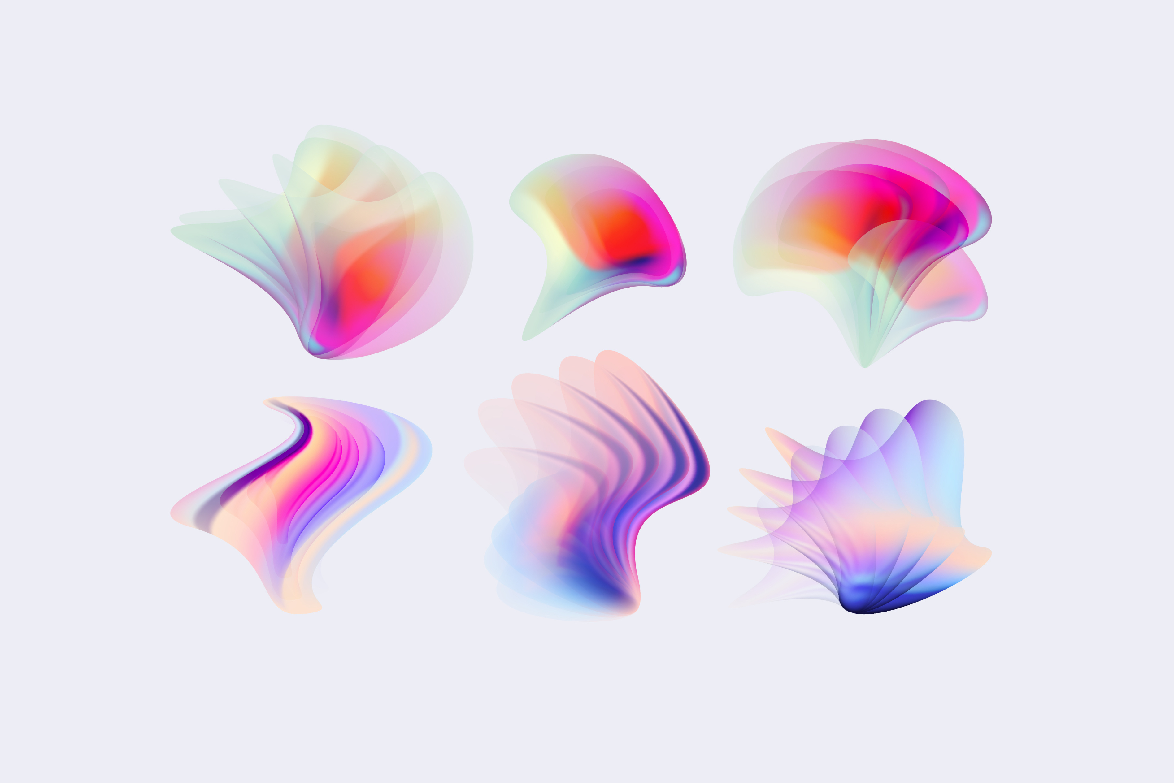 Dynamic abstract shapes set abstract blended colors blod branding colorful colors design dynamic abstract shapes fluid shapes gradient illustration liquid modern movement vector vibrant colors