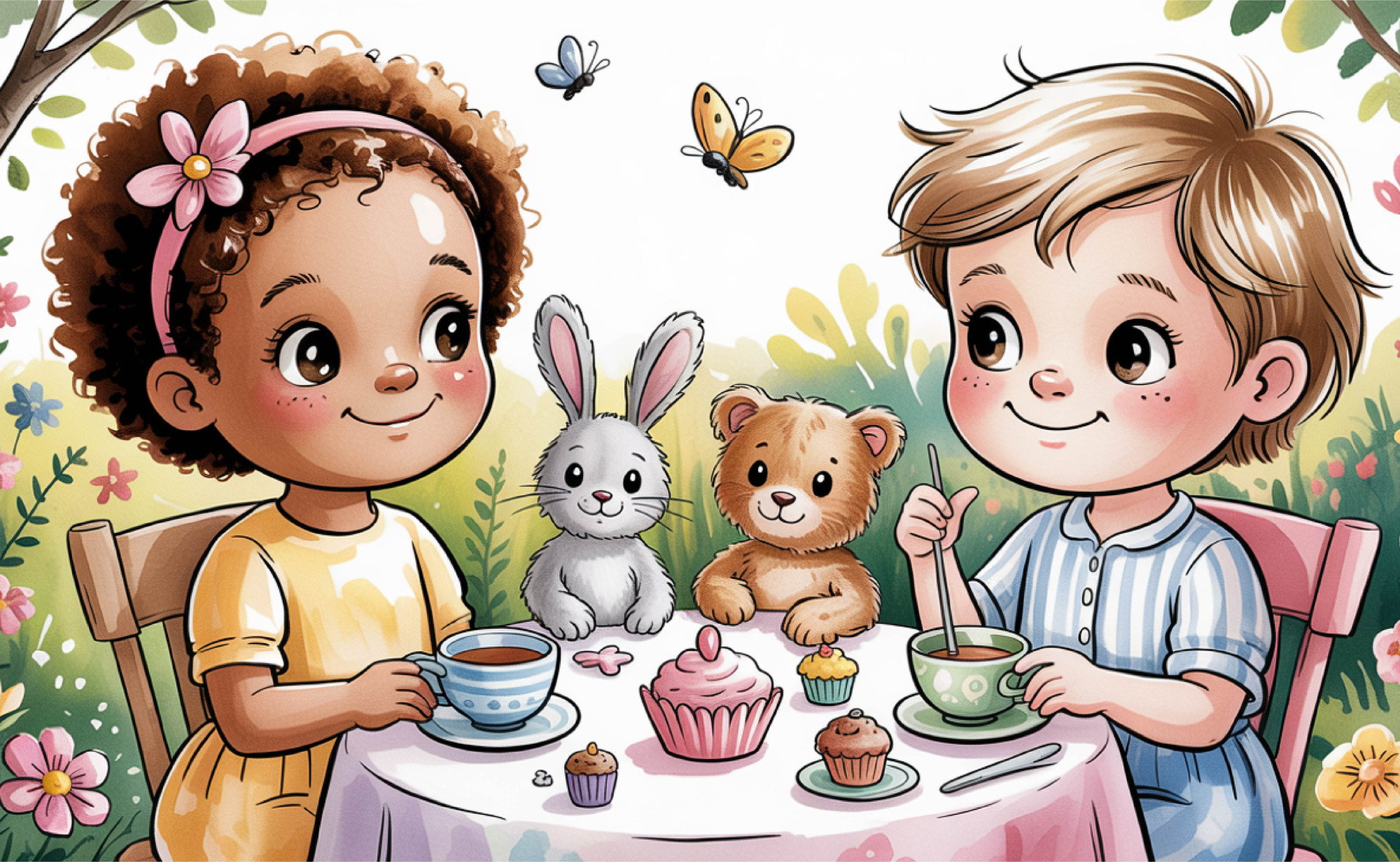 Example of Watercolor Children Book Illustration