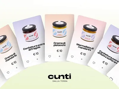 Cunti | Visual Identity & Interface Design animation app design branding food branding graphic design interface minimalism mobile ui motion graphics product design typography uiux visual identity