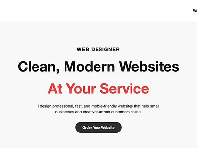 Home page 1st section app design ui web design