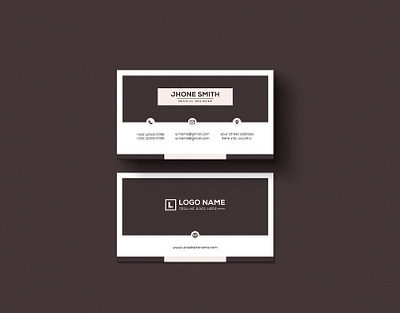 Minimal Business Card Design adobe illustrator adobe photoshop brand identity branding business card business card design business card mockup business card template business cards corporate identity creative design graphic design graphic designer professional simple business card visiting card visiting card design