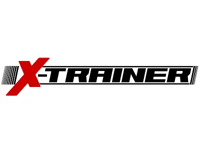 X-TRAINER: Performance Fitness Brand Identity branding graphic design logo sports logo typography typography logo
