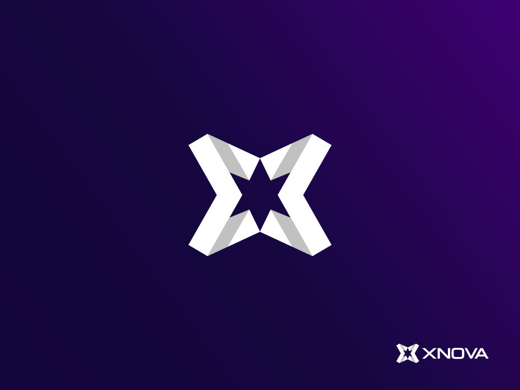 Xnova Logo Design branding business creative logo custom logo design graphic design letter logo logo