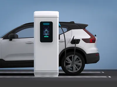 Embedded EV charging software animation design system graphic design hmi infotainment prototyping ui