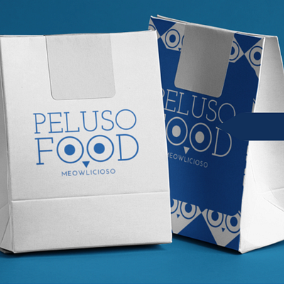 LOGO DESIGN: Peluso Food. Food Service branding design food service logo graphic design logo logo design vector visual identity
