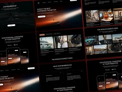 Private Concierge Website Design | Luxury Website Design concierge concierge home page concierge service concierge service design concierge ui concierge uiux concierge web design concierge website dark ui landing page luxury concierge website luxury service luxury website modern concierge personal service premium private concierge private concierge website travel website design