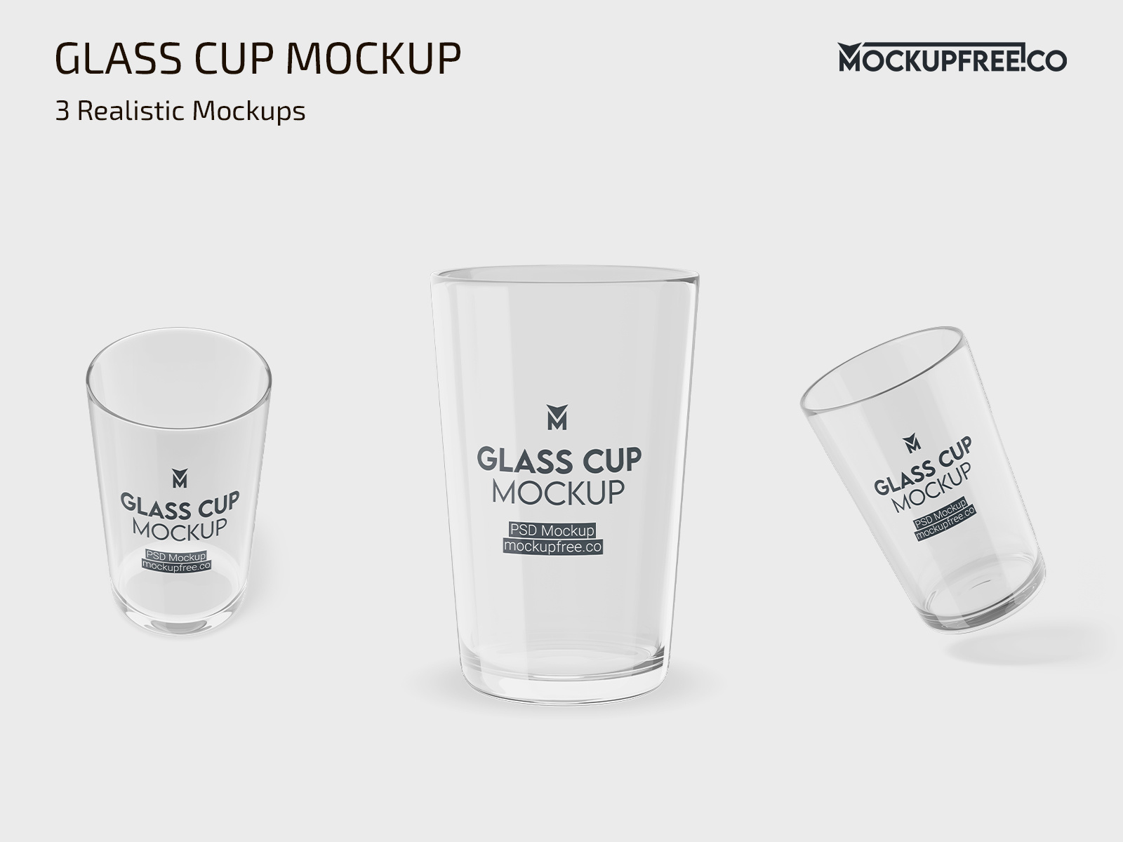 Glass Reusable Coffee Cup Mockup - Free Download Images High