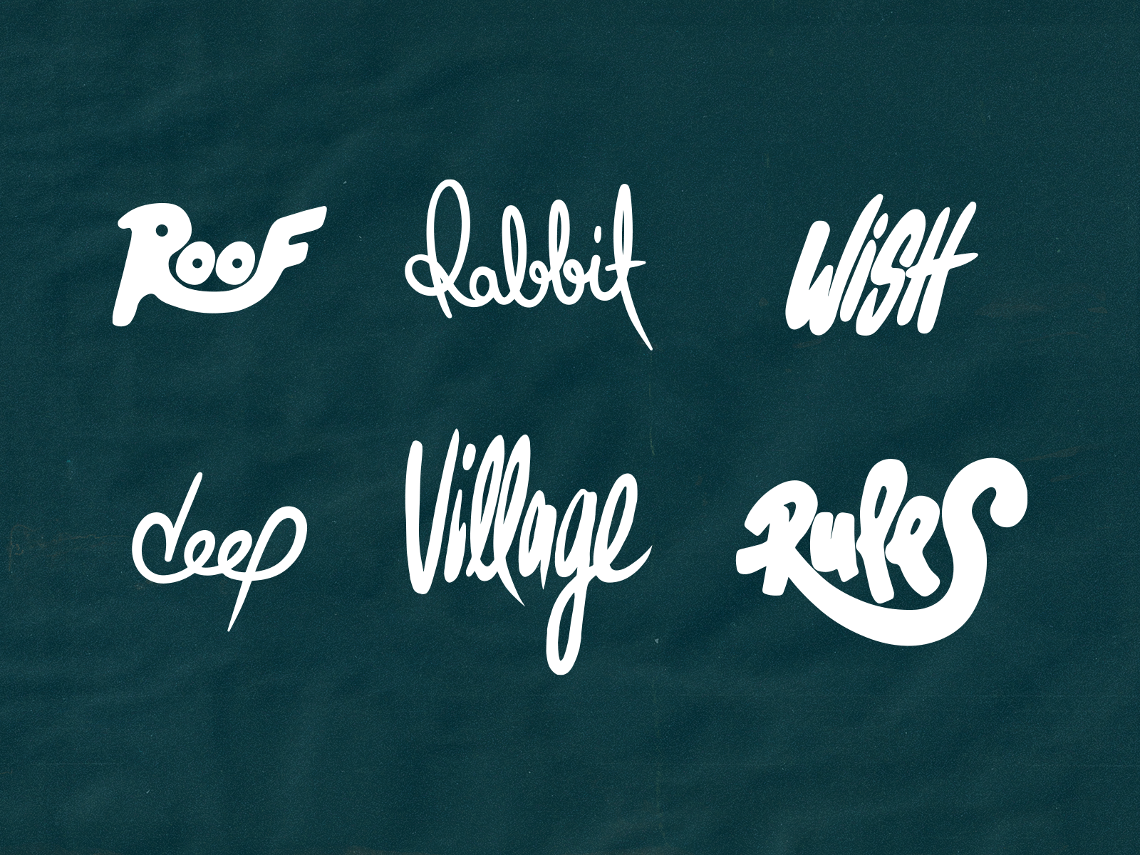 Example of Brand Wordmarks & Custom Lettering Art