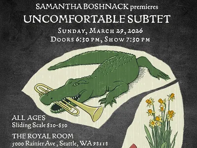 Jazz Poster Design and Illustration advertising alligator ants collage poster composer facebook banner flowers graphic design graphic designer high heels illustration illustrator lolipop music poster poster design retro computer retro poster rough typography trumpet vintage poster