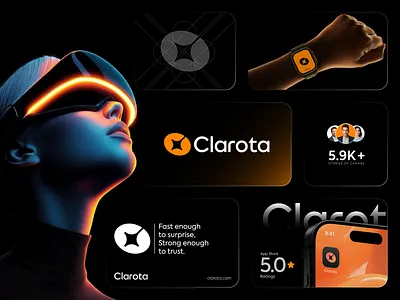 Clarota | Enterprise Cloud Solutions Visualization brand identity brand mark branding cloud logo cloud services cloud solution dribbble shot logo logo design logo mark logo ui minimal logo modern print design product design saas brand smtech24 tech logo technology visual identity