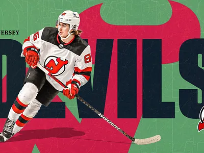 Sports Broadcast Style Frame - NHL art direction branding colors design devils graphic design hockey interface logo nhl smssports sports sports design styleframe typography