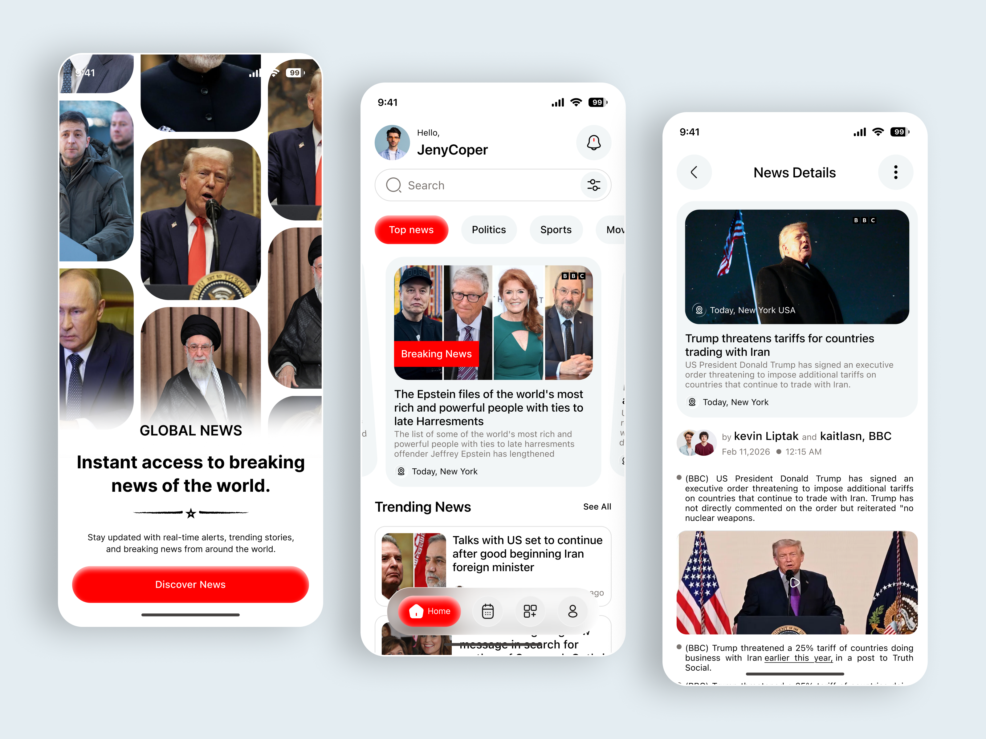 Example of Custom App Store Screenshots