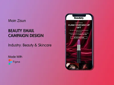 Beauty Email Campaign Design beauty email email campaign design email design figma email figma email design klaviyo