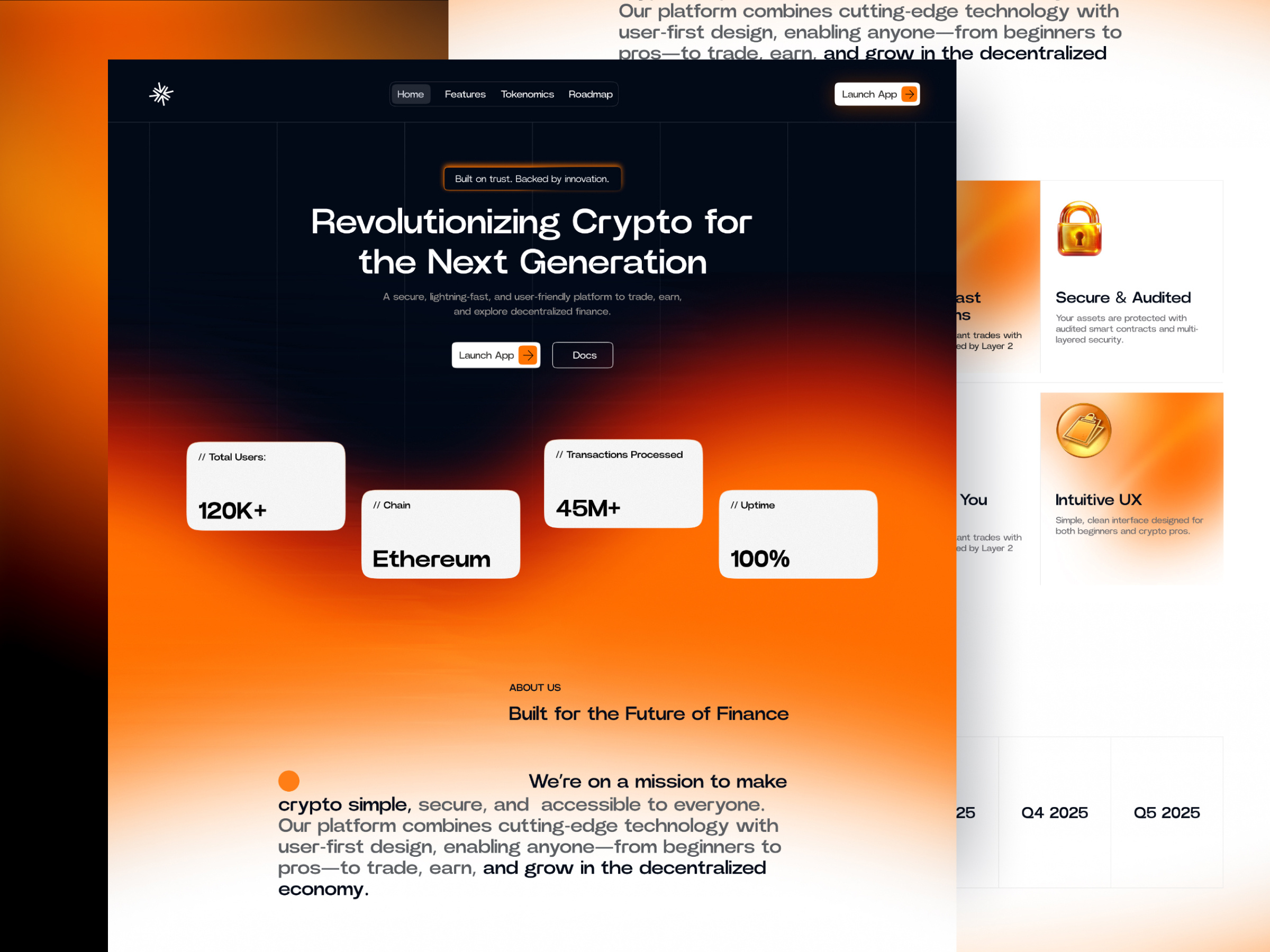 Crypto Platform | UI/UX Design | Dashboard Design 3d blockchain crypto crypto dashboard crypto platform cryptorewards dark dashboard defi design finance landing page staking transactions ui web web design web3