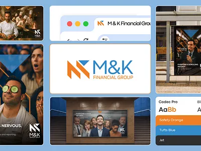 M&K Financial Group — Financial Services Brand Campaign advertising branding campaign financial branding visual identity